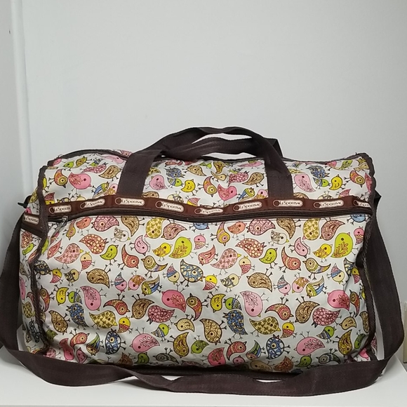 Le Sport Sac Handbags - Le Sport Sac "Birds" overnight bag